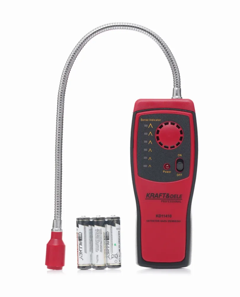 Detector Gaz Natural 50PPM, 3 baterii AA, alarma sonora, Kraft&Dele KD11410