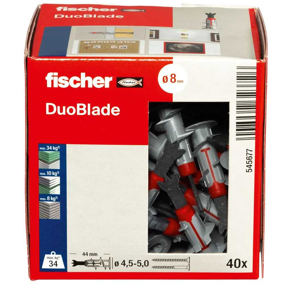 Diblu autoforant pentru gips-carton Fischer DuoBlade