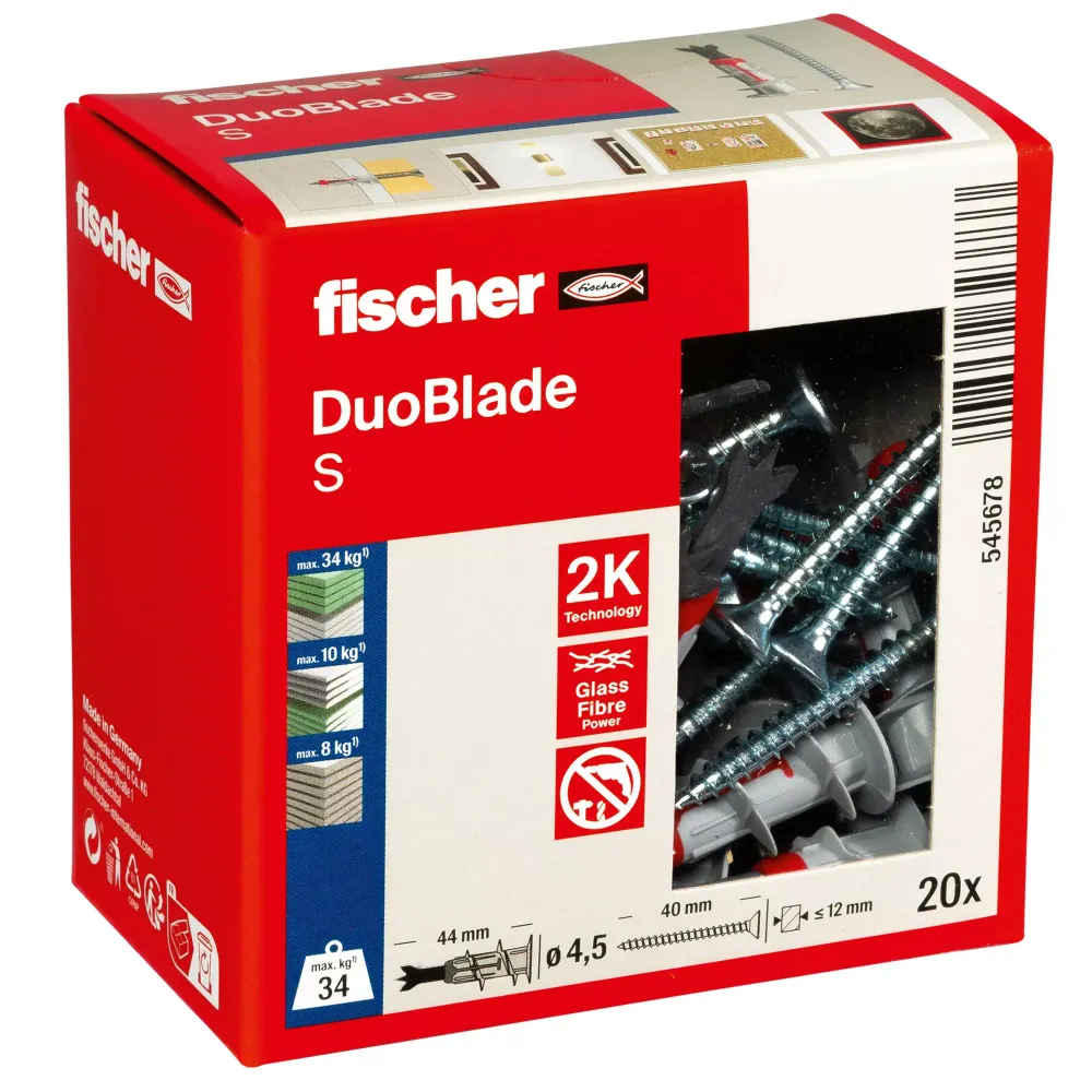 Diblu autoforant pentru gips-carton Fischer DuoBlade