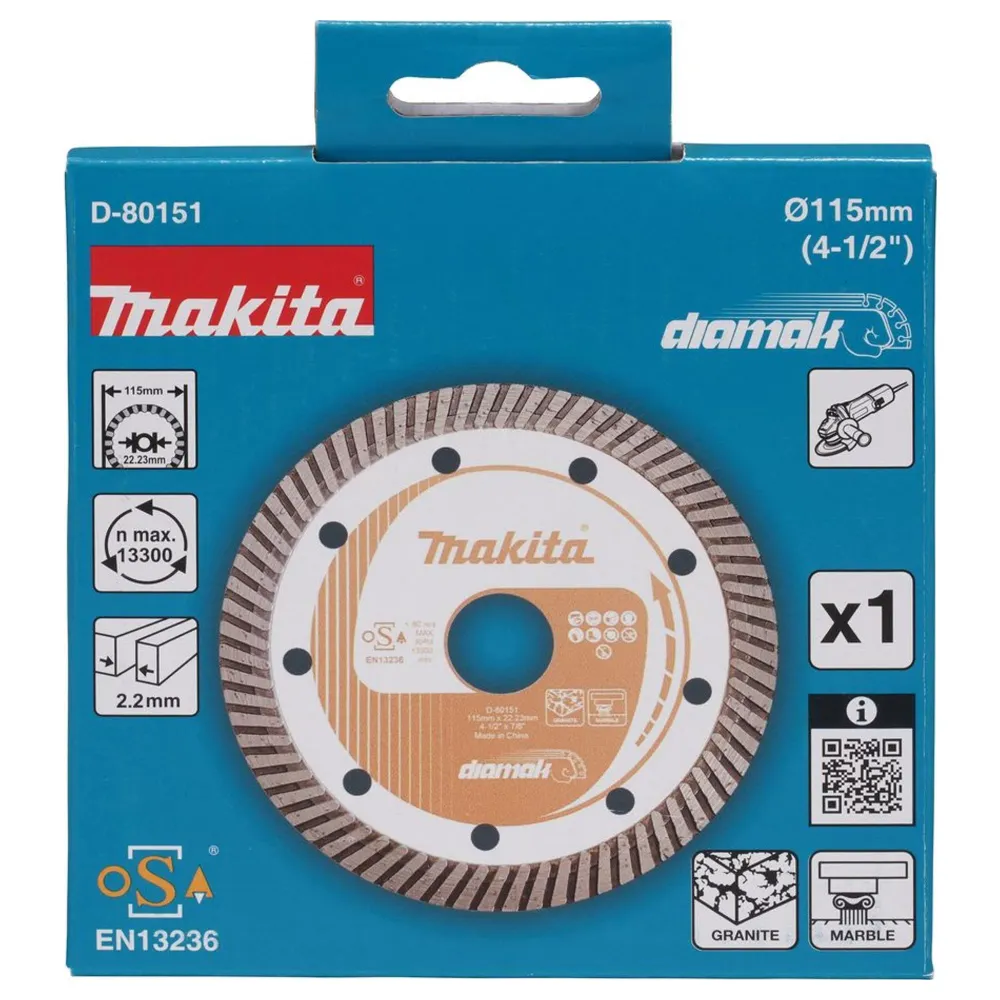 Disc de diamant Makita D-80151 Marmură Granit 115mm