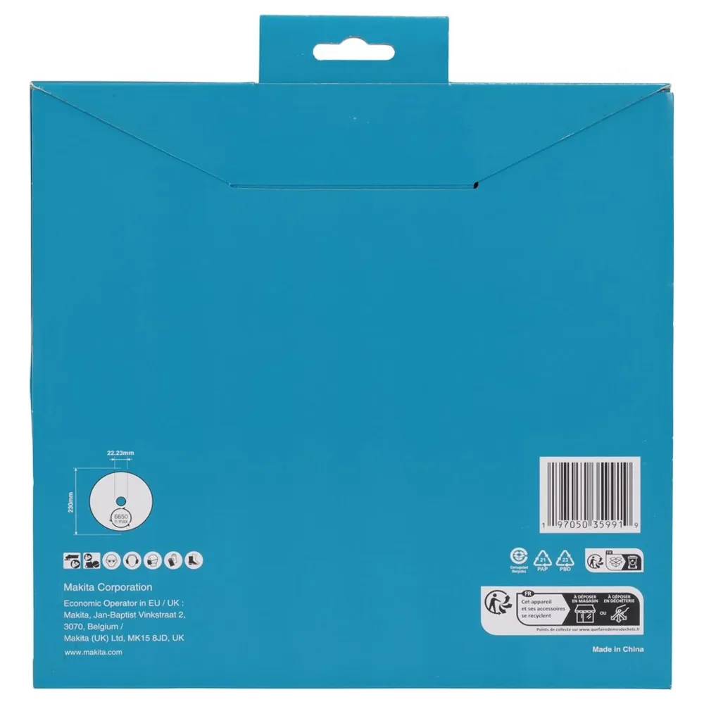 Disc de diamant Makita D-80254 Coroană continuă de 230 mm