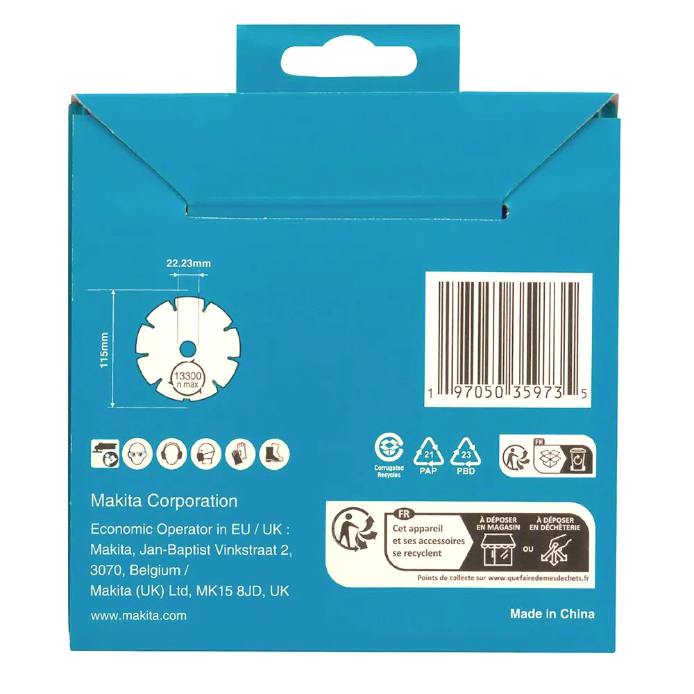 Disc diamantat segmentat Makita D-80070 115mm