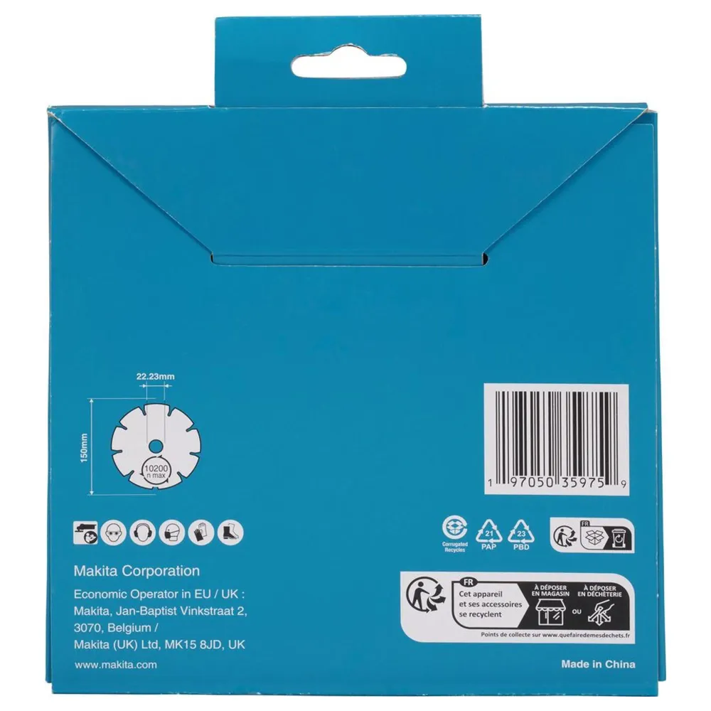 Disc diamantat segmentat Makita D-80092 150mm
