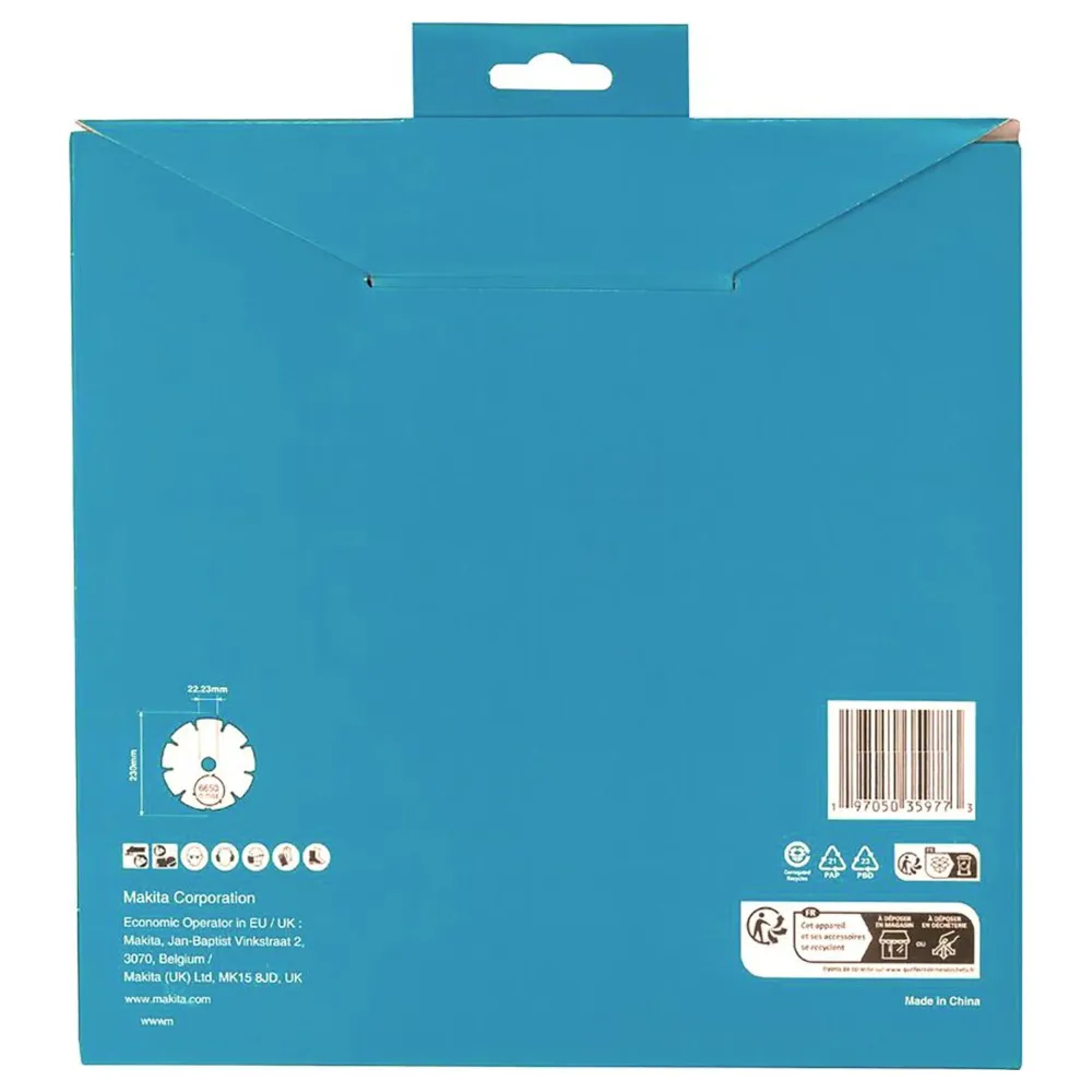 Disc diamantat segmentat Makita D-80117 230mm Multi-material