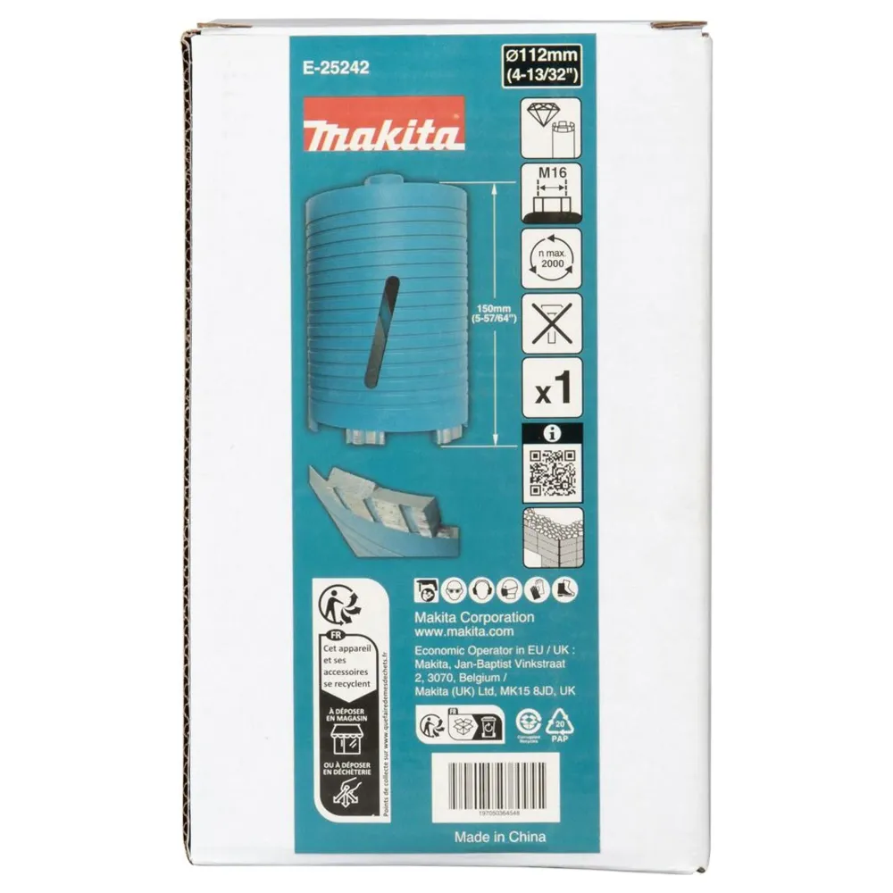 Coroana de diamant Makita E-25242 112mm M16
