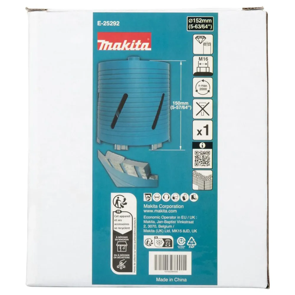 Coroana de diamant Makita E-25292 152mm M16