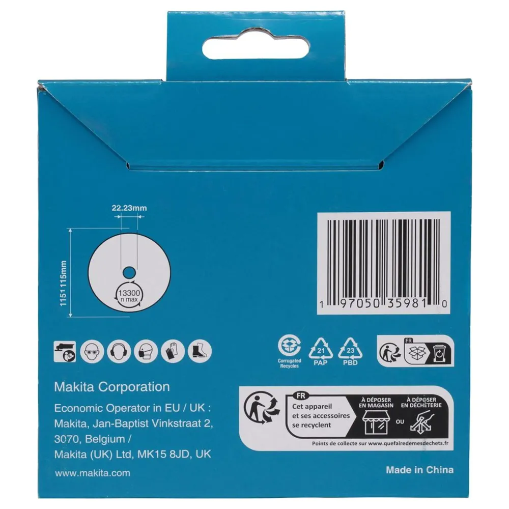 Disc de diamant Makita D-80151 Marmură Granit 115mm