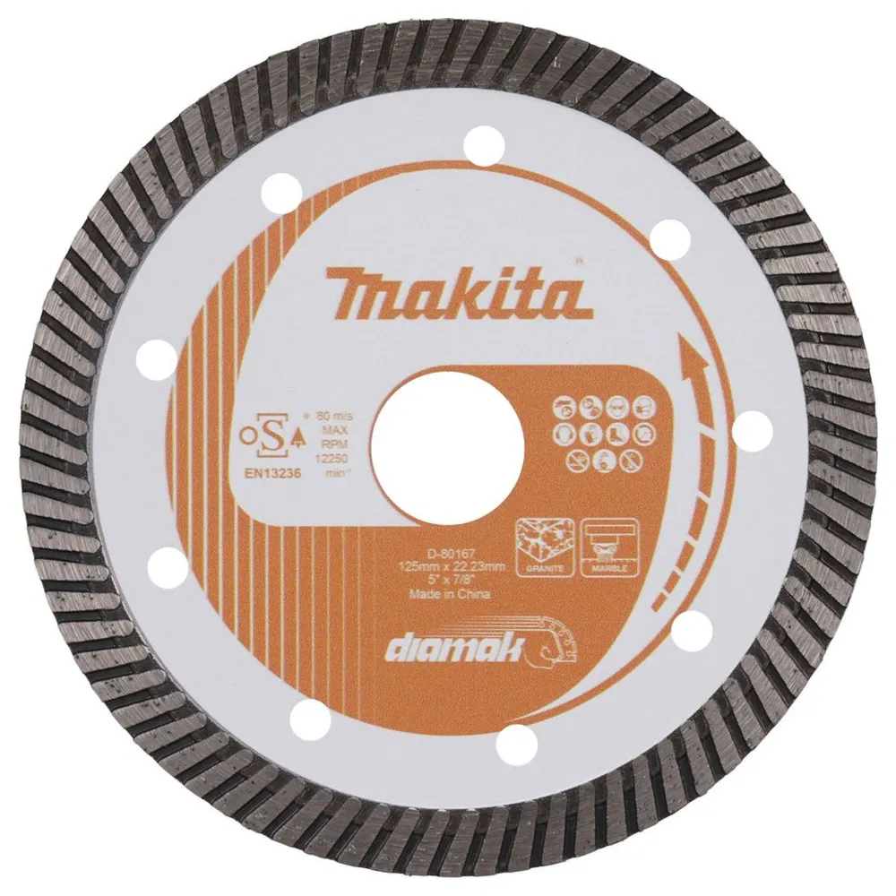 Disc de diamant Makita D-80167 Marmură Granit 125mm