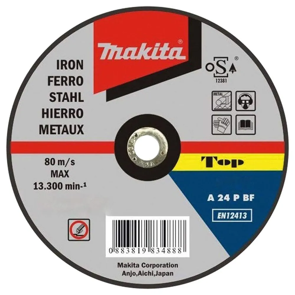 Discul care salivează Makita P-52984 125x6,4mm A24P