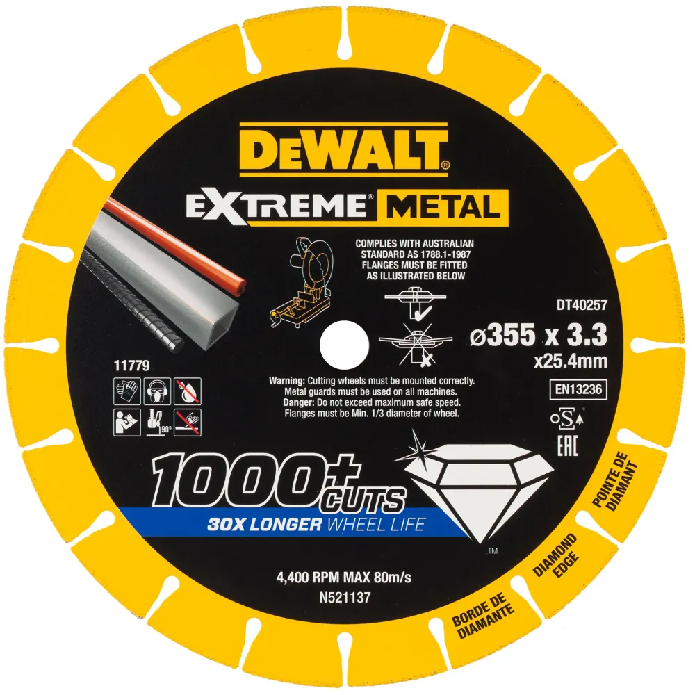 Disc de tăiere Dewalt DT40257-QZ
