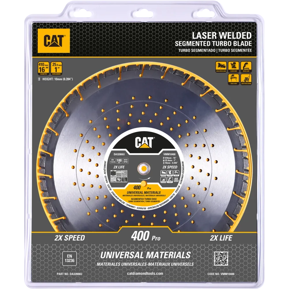 Disc diamantat CAT pentru materiale dure, 230 mm, 400 PRO, Model DA32803