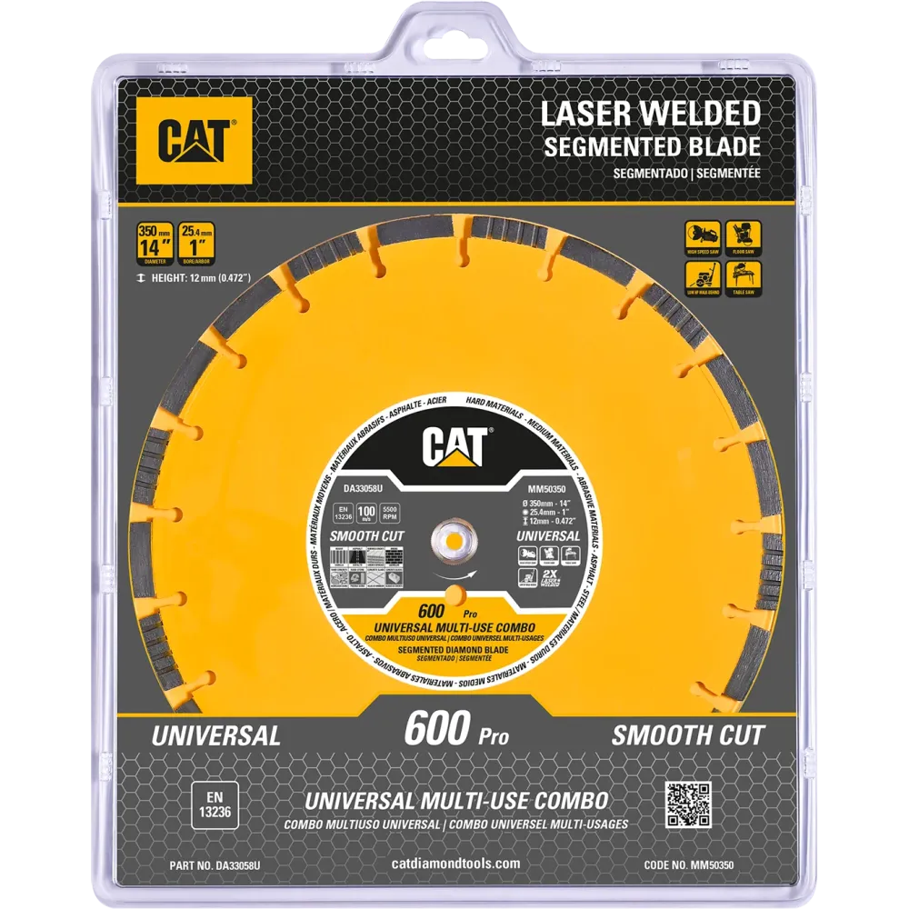 Disc diamantat CAT pentru uz universal, 400 mm, 600 PRO, Model DA33059