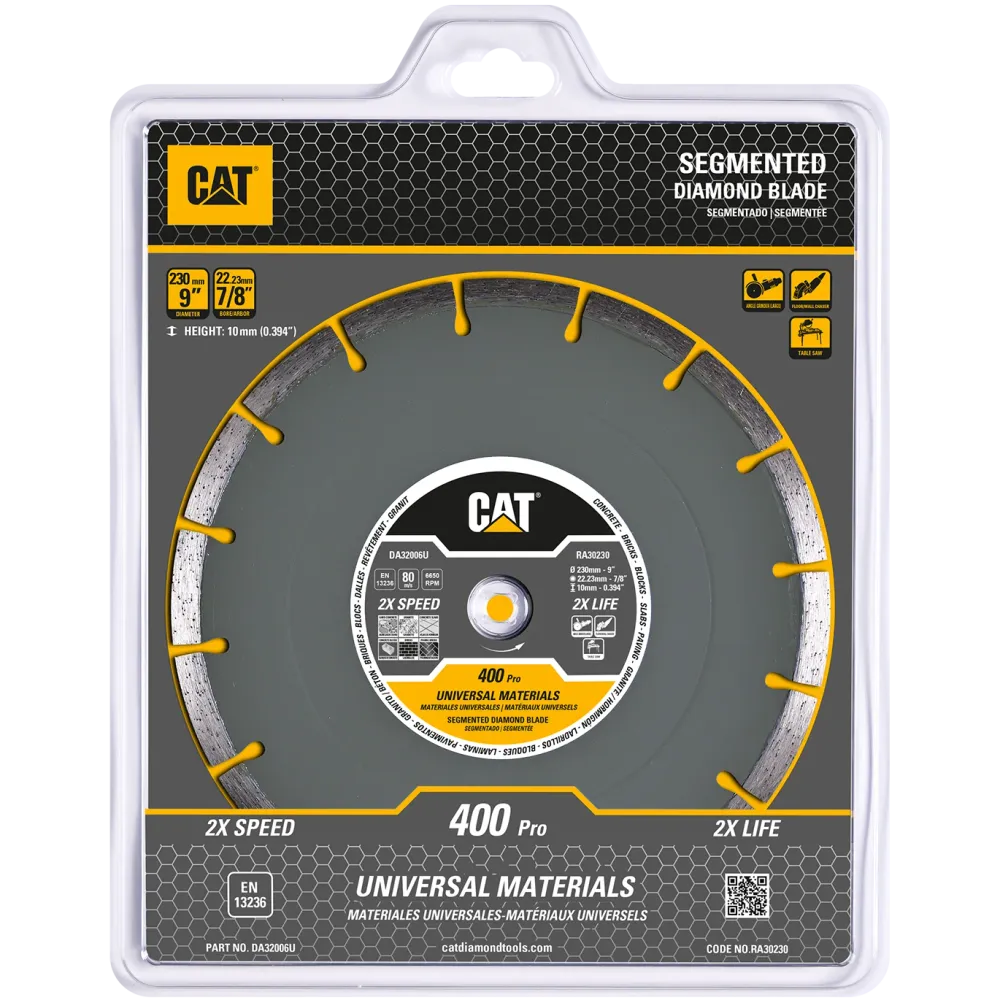 Disc diamantat CAT segmentat pentru uz universal, 125 mm, 400 PRO, Model DA32003