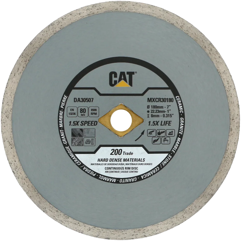 RESIGILAT: Disc diamantat CAT continuu pentru ceramica/portelan, 150 mm, 200 TRADE, Model DA30506