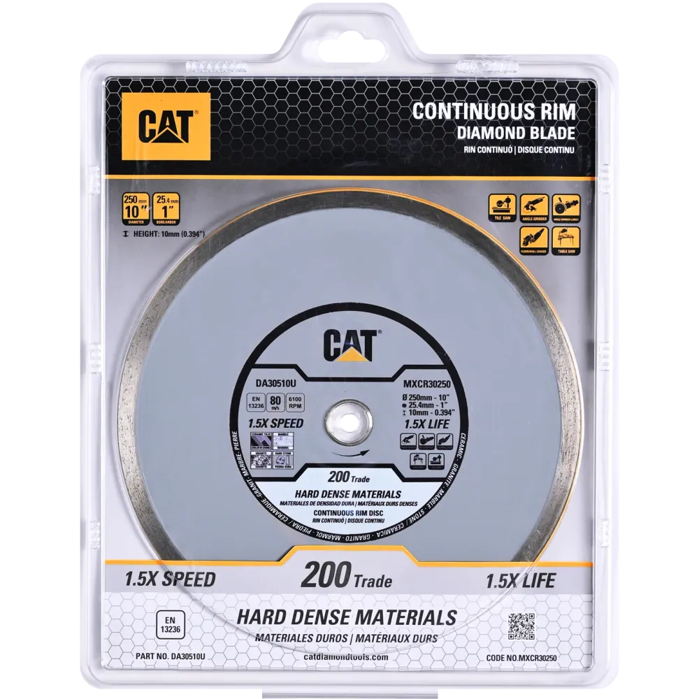 RESIGILAT: Disc diamantat CAT continuu pentru ceramica/portelan, 150 mm, 200 TRADE, Model DA30506