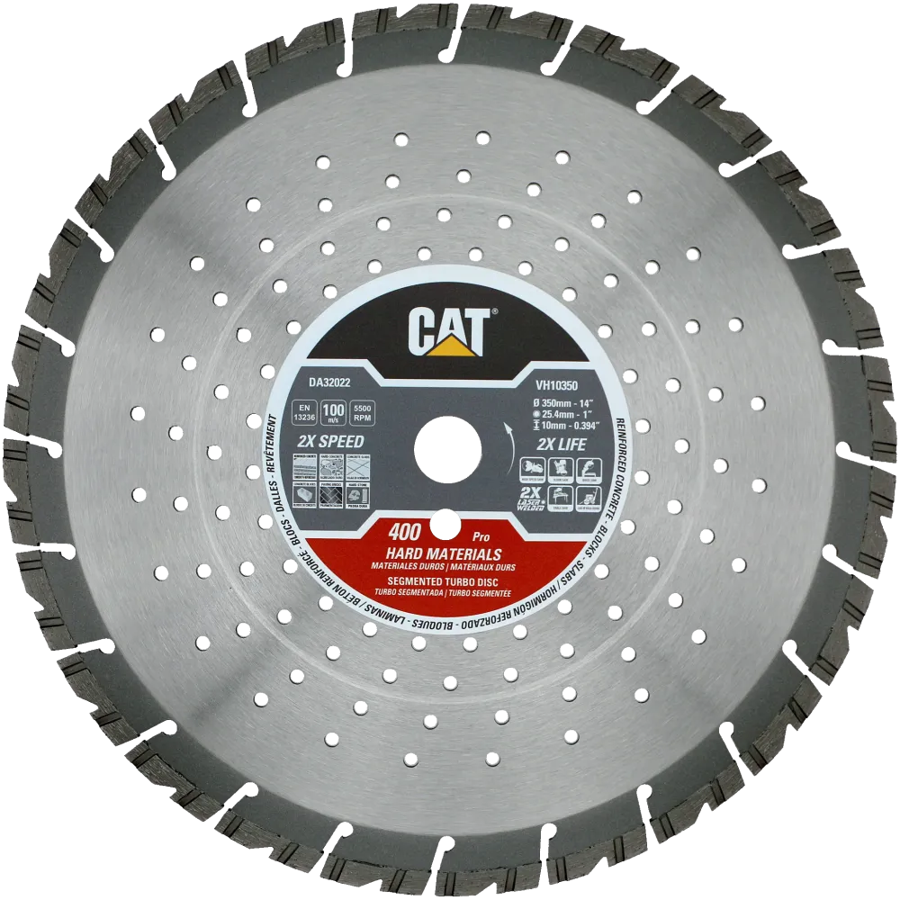 RESIGILAT: Disc diamantat CAT pentru materiale dure, 300 mm, 400 PRO, Model DA32021