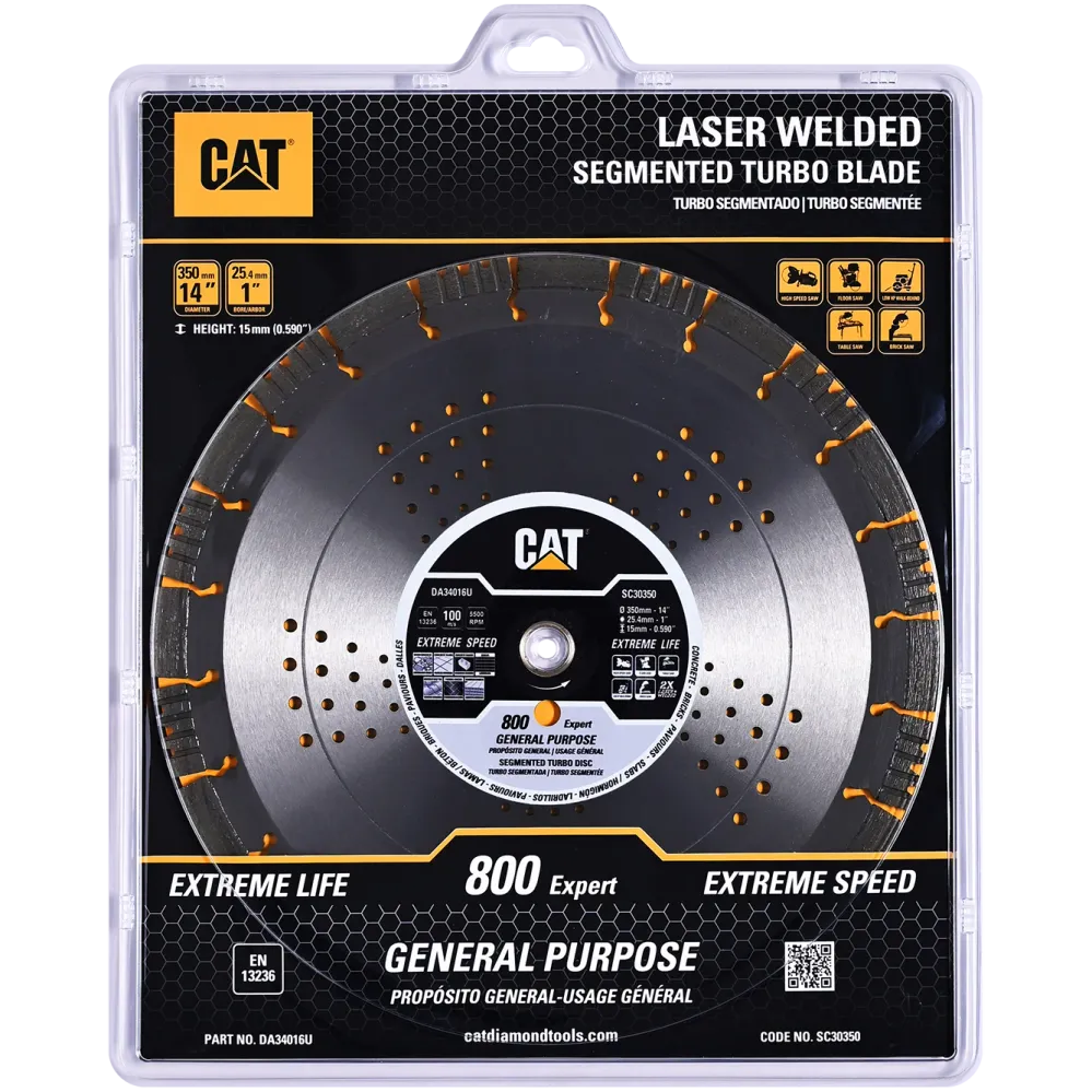RESIGILAT: Disc diamantat CAT segmentat pentru uz general, 230 mm, 800 EXPERT, Model DA34014