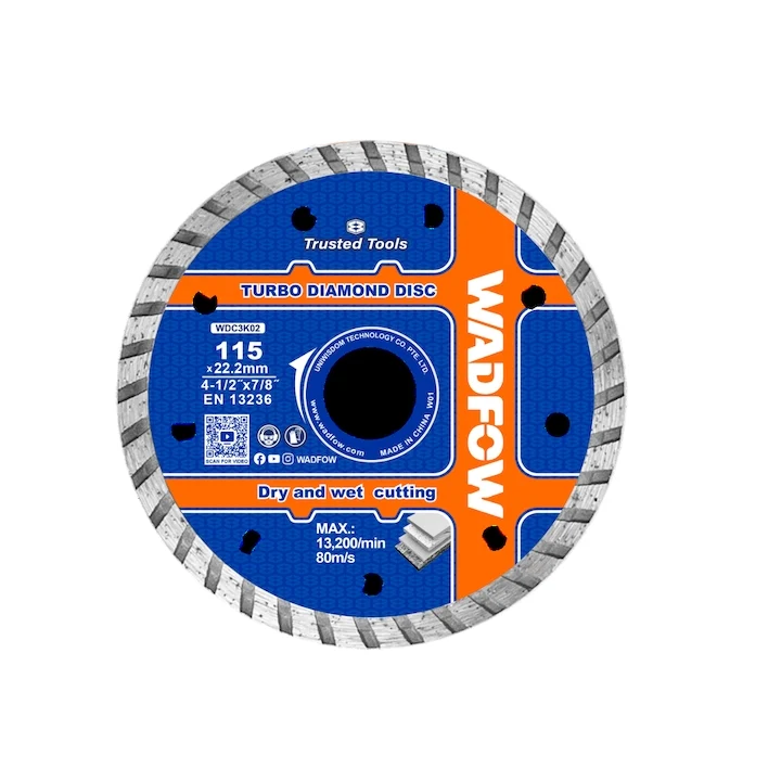 Disc debitare beton Wadfow, 115x22.2mm