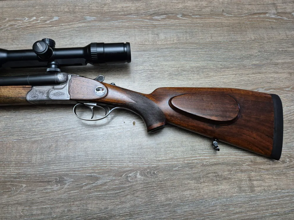 Drilling Krieghoff, cal 7x65R/16, tevi 60cm, luneta Meopta 3-12x56