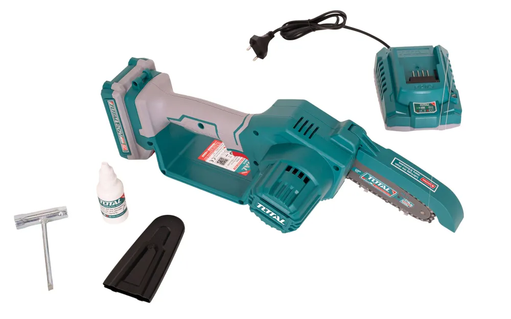 Fierastrau electric TOTAL pentru crengi – 5" (13 cm) 20V (include acumulator si incarcator)