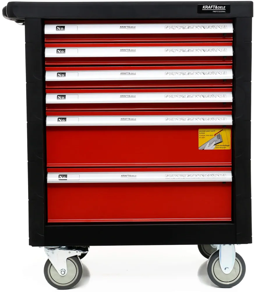 Dulap Scule 263 Piese 6 Sertare 78x48x78cm 73kg, Kraft&Dele KD361