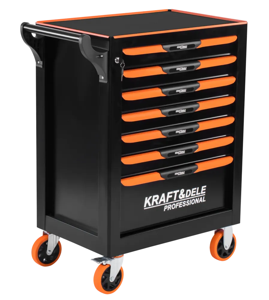 Dulap Scule 7 Sertare 45kg Roti 5", Kraft&Dele KD1079