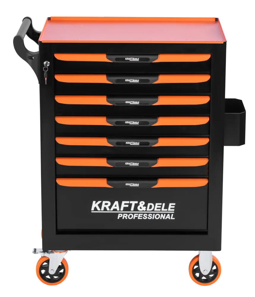 Dulap Scule 7 Sertare 45kg Roti 5", Kraft&Dele KD1079