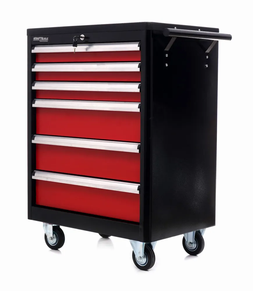 Dulap Scule 6 Sertare 70x48x83.5 cm 15 kg cu Roti, Kraft&Dele KD370