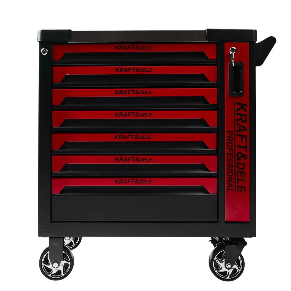 Dulap Scule 9 Sertare cu Roti Blocare, Kraft&Dele KD1078