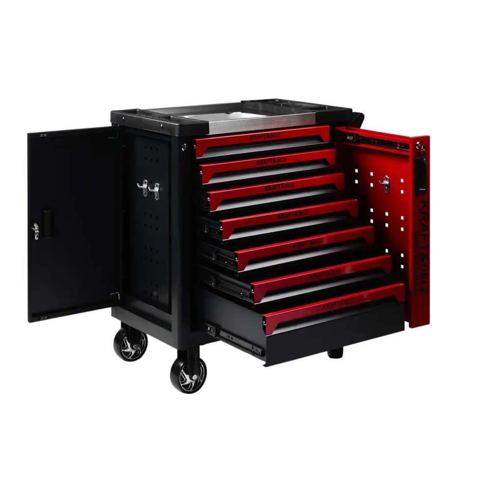 Dulap Scule 9 Sertare cu Roti Blocare, Kraft&Dele KD1078