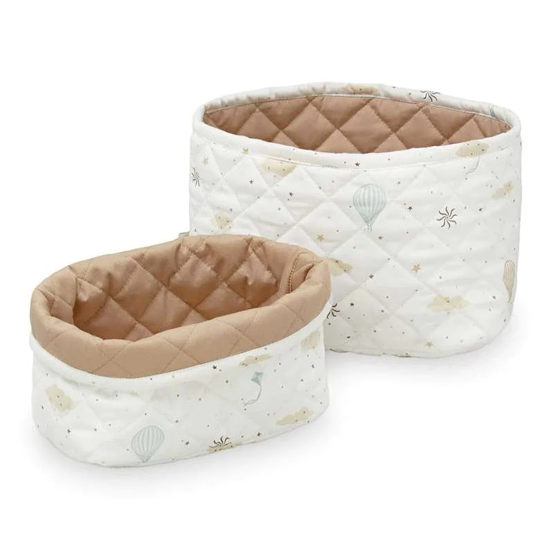 Cam Cam Copenhagen Coșuri de depozitare quilted - 2 buc. - OCS - Dreamland/Camel