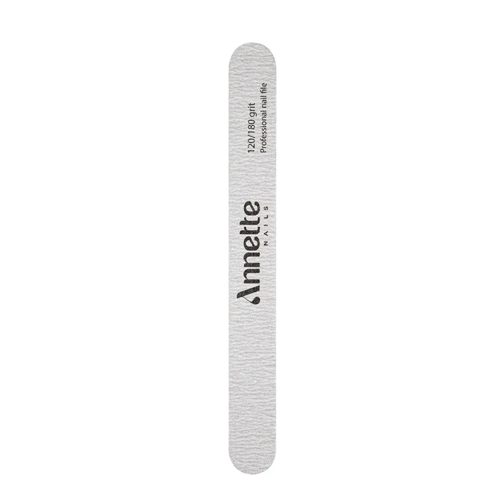 Pila Unghii Ovala 120/180 grit Zebra Annette Nails POZ-04-120/180