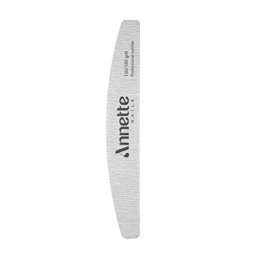 Pila Unghii Semiluna 100/180 grit Zebra Annette Nails PSZ-03-100/180