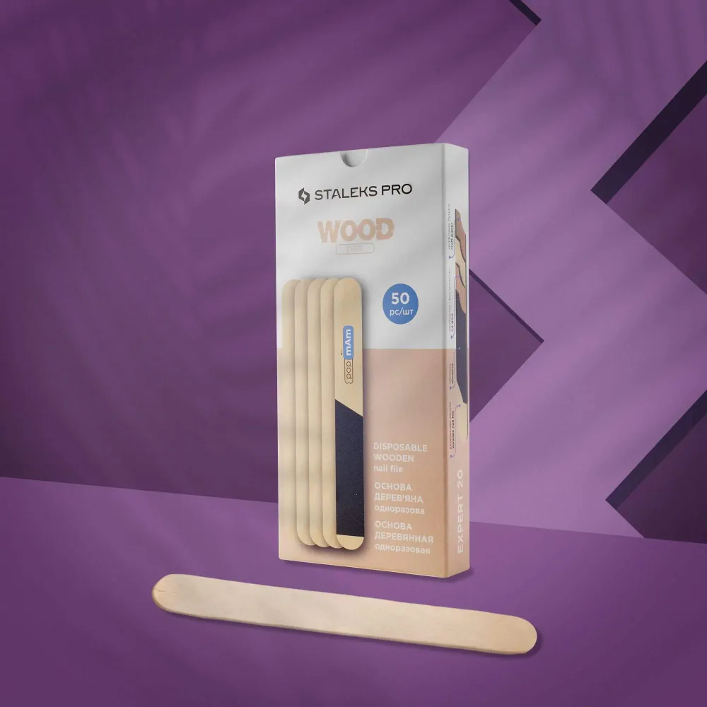Set de Baze din Lemn pentru Pile Staleks - WBE-20 50Buc