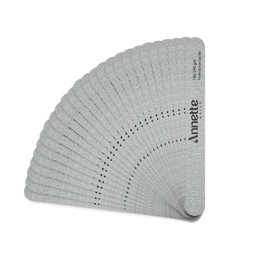 Set Pile Unghii din Lemn Ovale 50 buc 180/240 grit Zebra Annette Nails PWD-02-180/240Z-S50