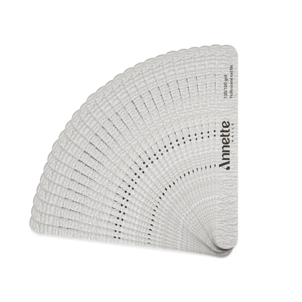 Set Pile Unghii Ovale 25 buc 100/100 grit Zebra Annette Nails POZ-02-100/100-S25
