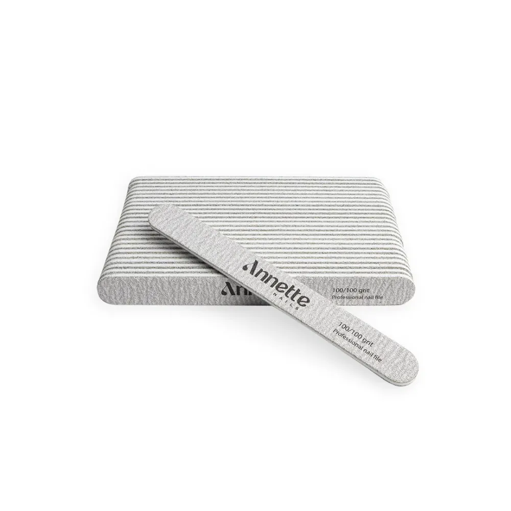 Set Pile Unghii Ovale 25 buc 100/100 grit Zebra Annette Nails POZ-02-100/100-S25