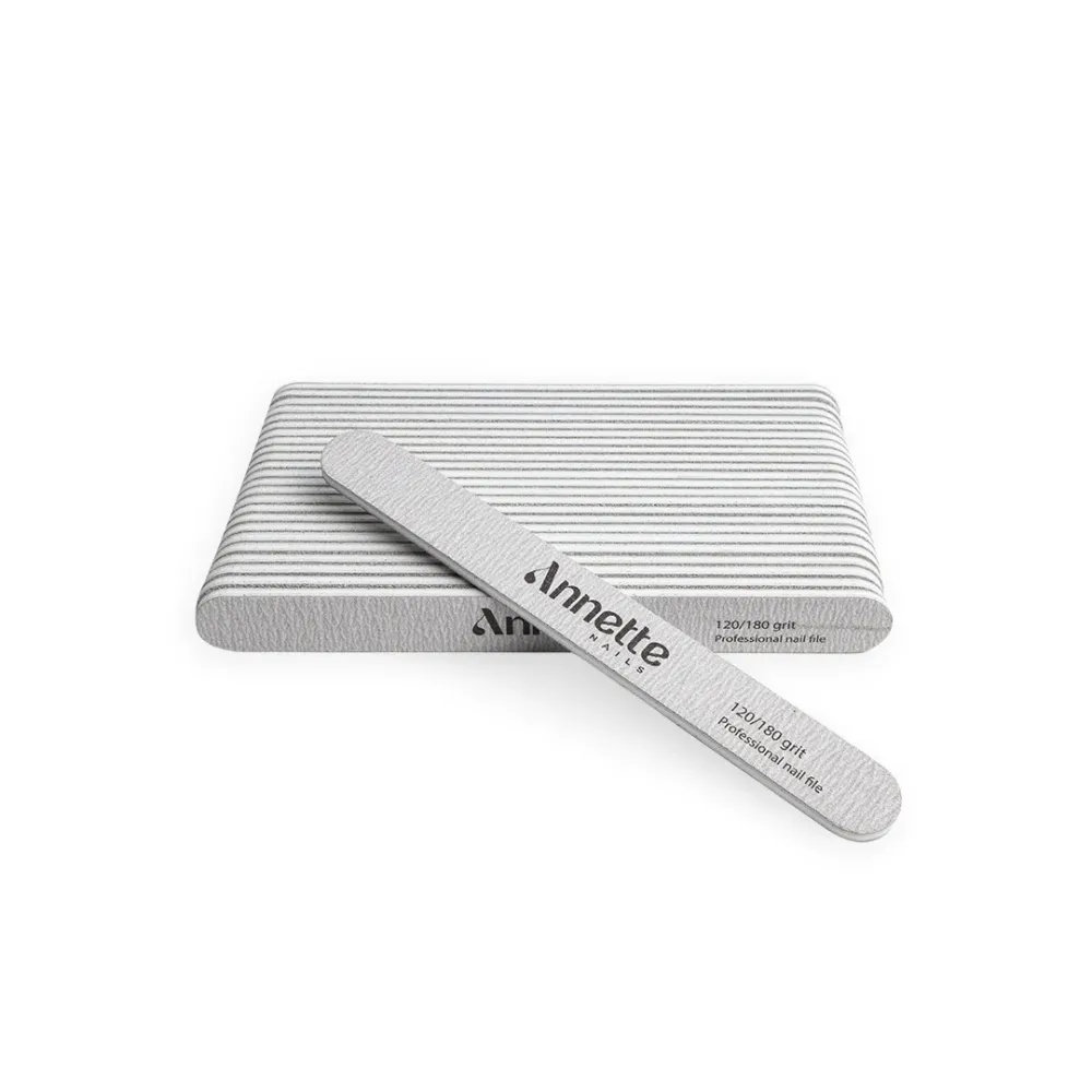 Set Pile Unghii Ovale 25 buc 120/180 grit Zebra Annette Nails POZ-04-120/180-S25