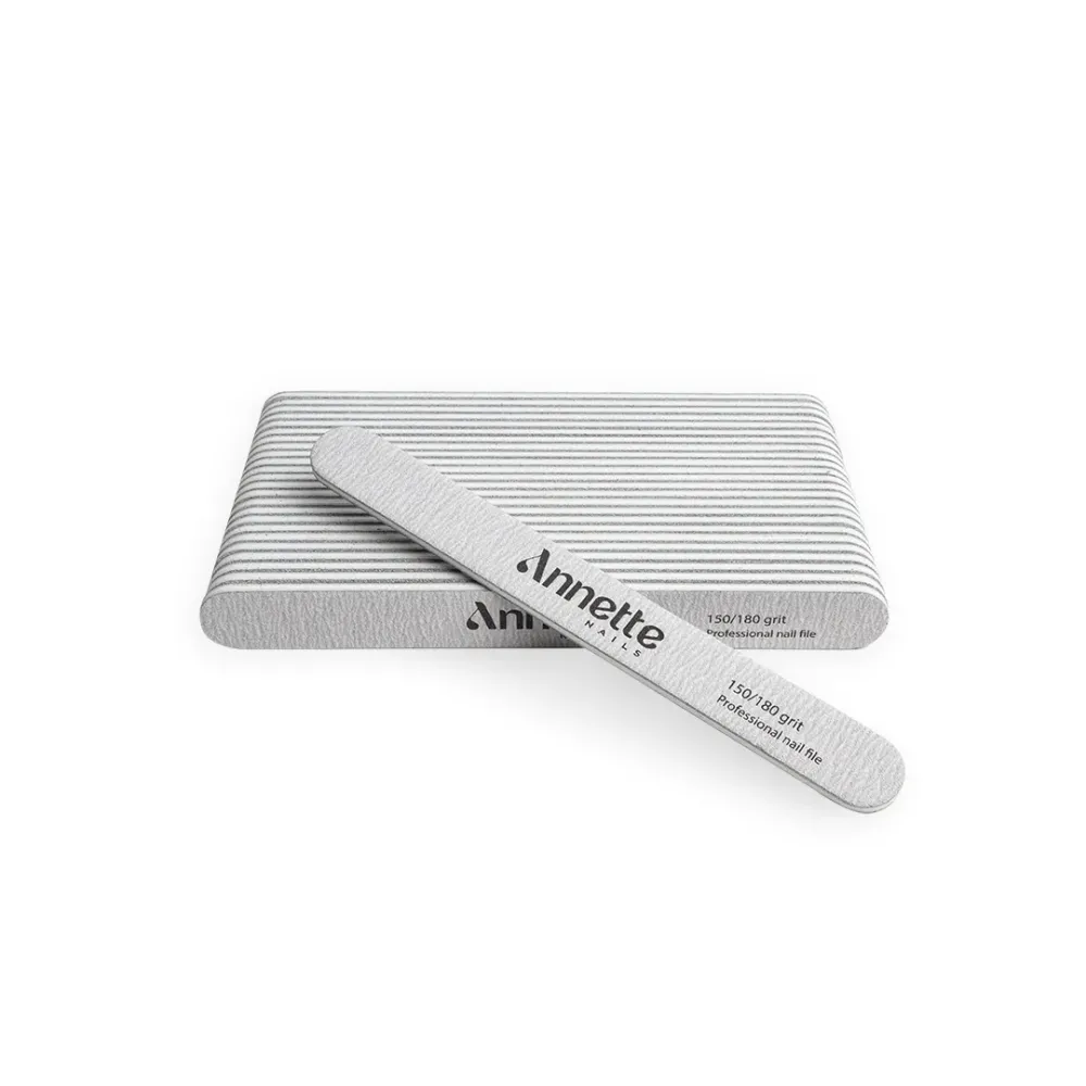 Set Pile Unghii Ovale 25 buc 150/180 grit Zebra Annette Nails POZ-05-150/180-S25