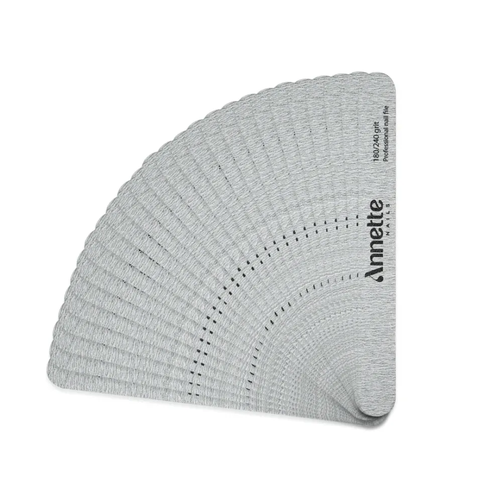Set Pile Unghii Ovale 25 buc 180/240 grit Zebra Annette Nails POZ-06-180/240-S25
