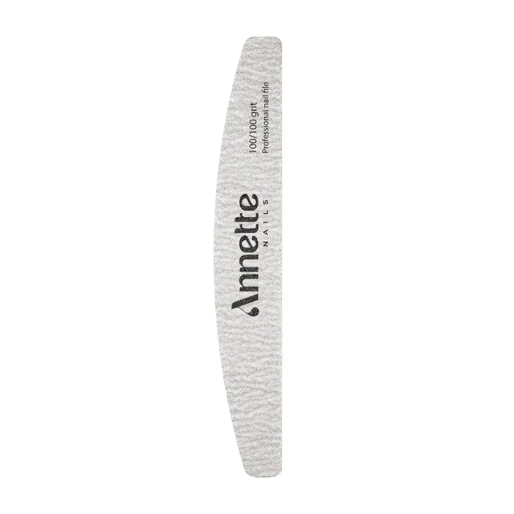 Set Pile Unghii Semiluna 25 buc 100/100 grit Zebra Annette Nails PSZ-02-100/100-S25