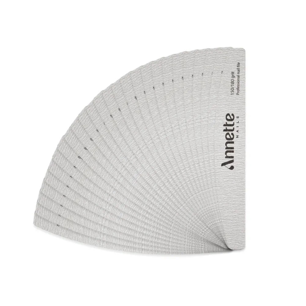 Set Pile Unghii Semiluna 25 buc 150/180 grit Zebra Annette Nails PSZ-05-150/180-S25