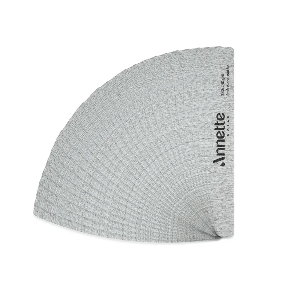 Set Pile Unghii Semiluna 25 buc 180/240 grit Zebra Annette Nails PSZ-06-180/240-S25