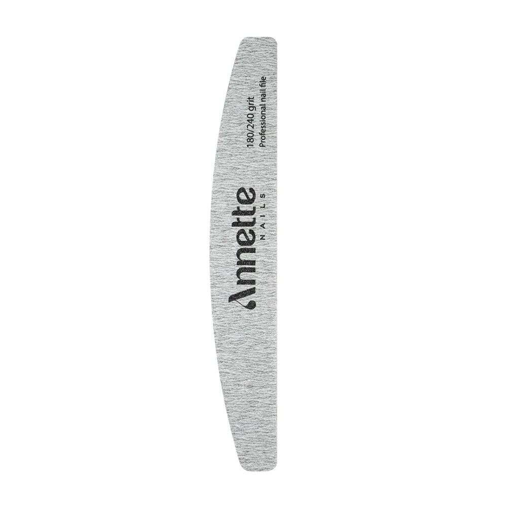 Set Pile Unghii Semiluna 25 buc 180/240 grit Zebra Annette Nails PSZ-06-180/240-S25