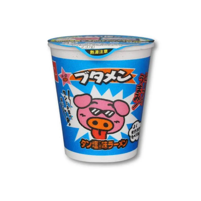 Oyatsu Butamen Tăiței Ramen Instant – Sare cu Limbă de Vită