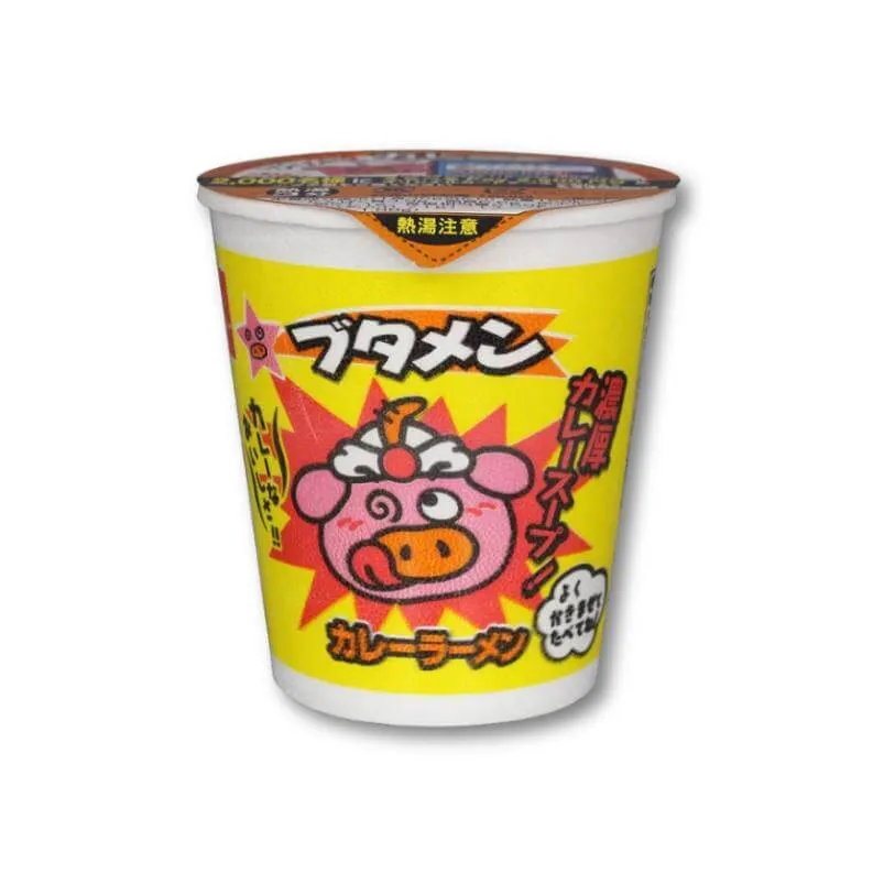 Oyatsu Butamen Tăiței Ramen Instantanee - Curry