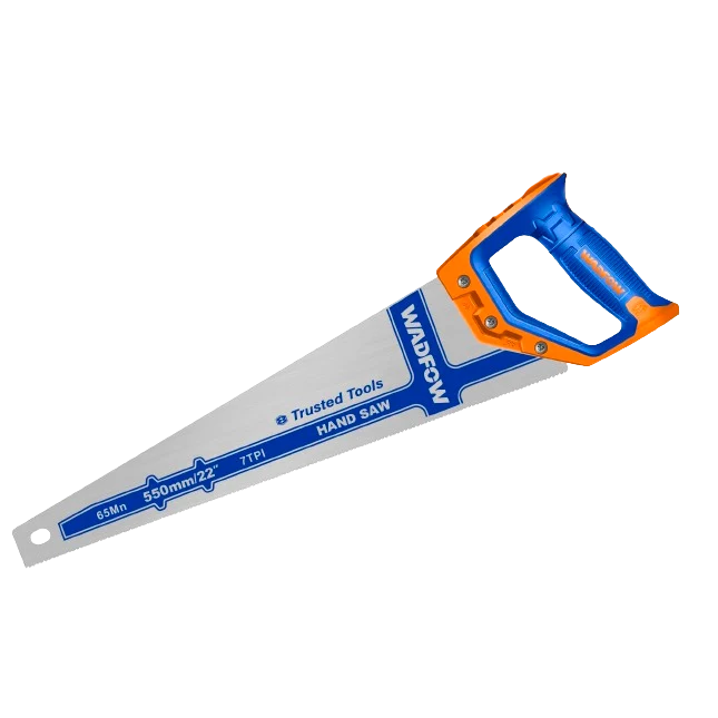 Fierastrau de mana pentru lemn, PVC Wadfow, 550mm, 7TPI