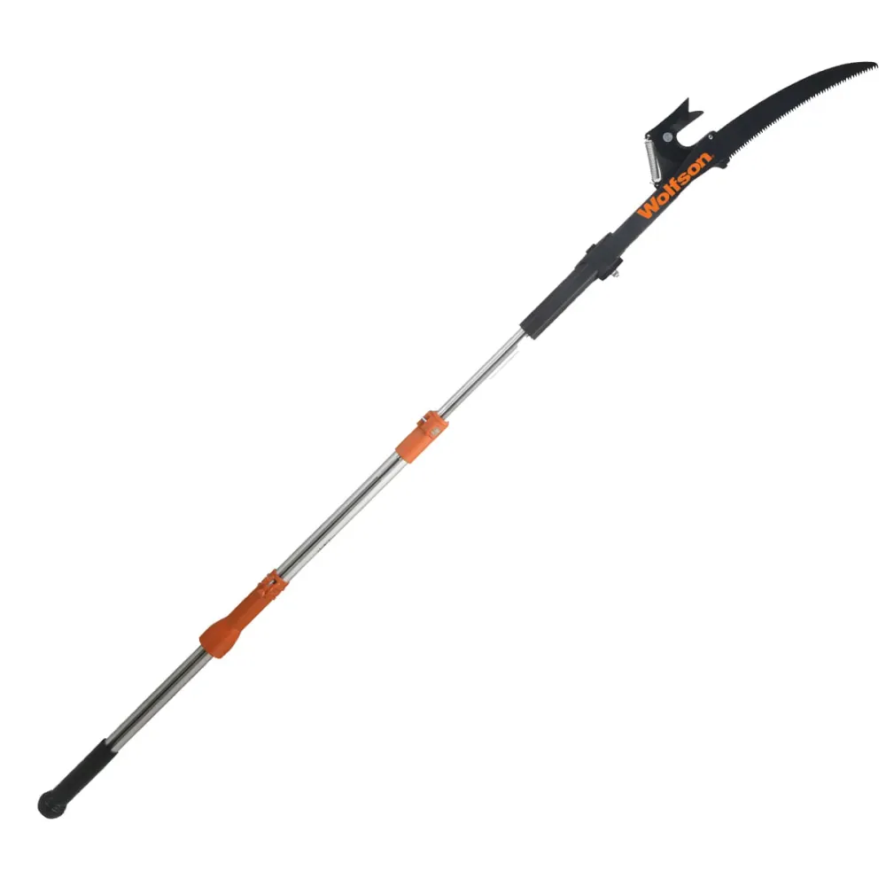 Fierastrau si foarfeca Wolfson pentru crengi cu maner telescopic 1140-2250mm