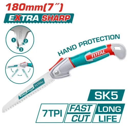 Fierastrau pliabil TOTAL 180 mm, lama SK5, pentru crengi