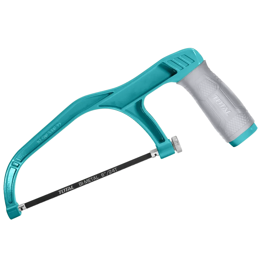 Mini fierastrau TOTAL 150 mm (6") – lama bi-metal M2+6150, maner TPR ergonomic